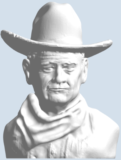 Picture of John Wayne Bust