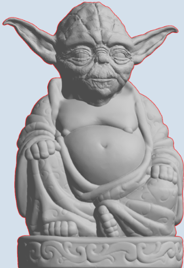 Picture of Yoda Buddha