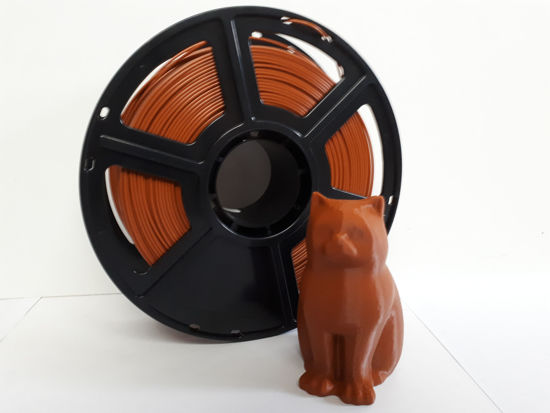 Picture of Official Flashforge® PLA Pro 3D Printing Filament 1.75mm 1KG/Roll for Creator Series (Brown)